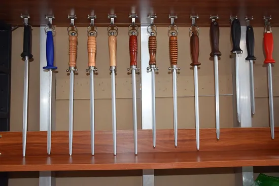 Manual Kitchen Knife Sharpener 2-Stage Coarse and Fine Knife Sharpening Kitchen Tool Esg17254